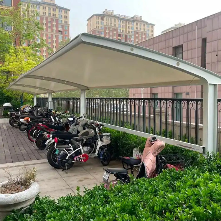 安达市膜结构电动车棚